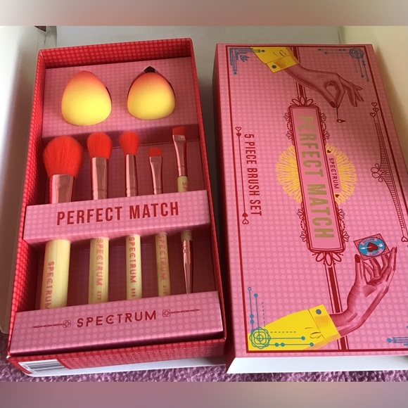 Spectrum Perfect Match 5 Brush set + 2 blenders Cruelty-free New In Box - Picture 2 of 2